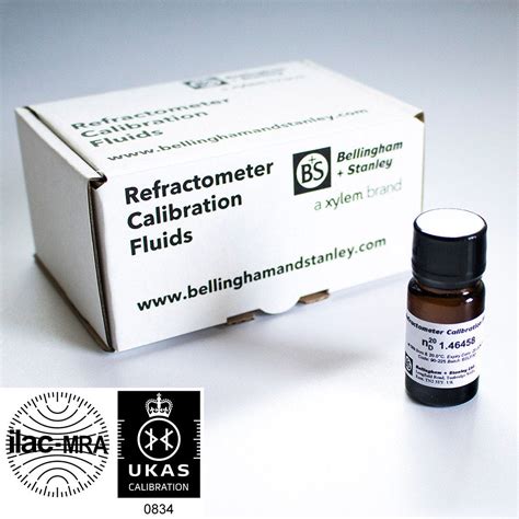 refractometer calibration fluid msds|calibrating refractometer with olive oil.